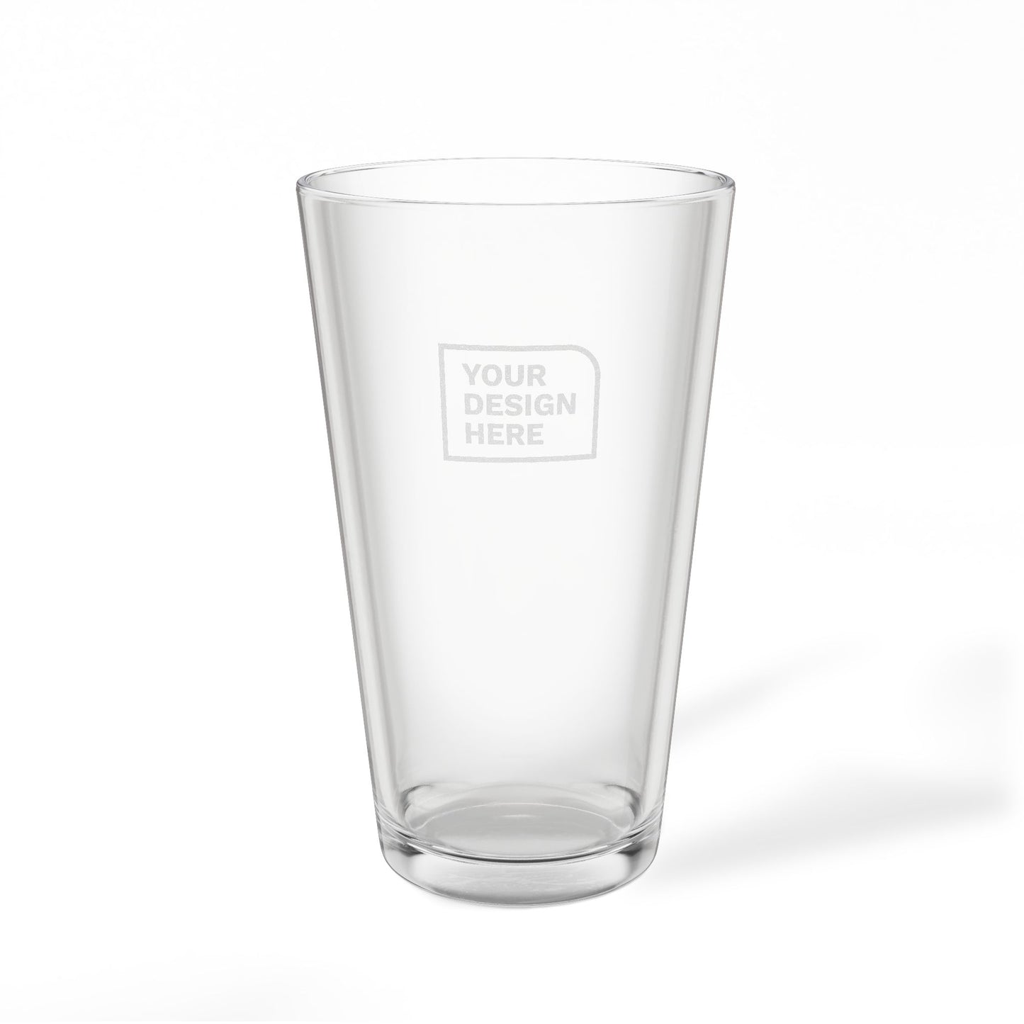 Engraved 16oz Pint Glass