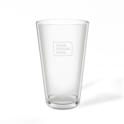 Engraved 16oz Pint Glass