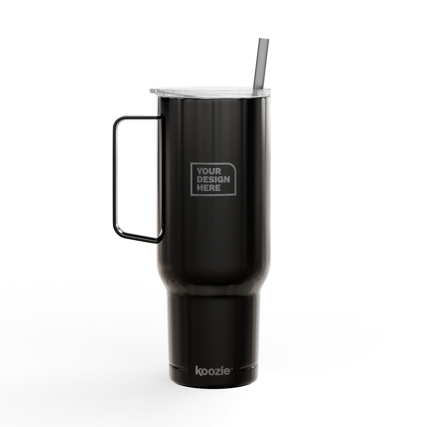40oz Engraved Insulated Tumbler with Lid & Straw